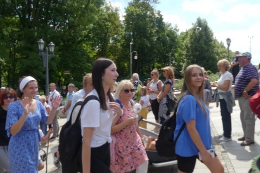 Powitanie 32. Pieszej Pielgrzymki Diecezji Bielsko-Żywieckiej na Jasnej Górze - 2023