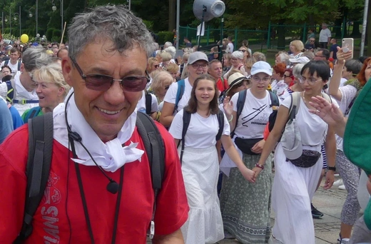 Powitanie 32. Pieszej Pielgrzymki Diecezji Bielsko-Żywieckiej na Jasnej Górze - 2023