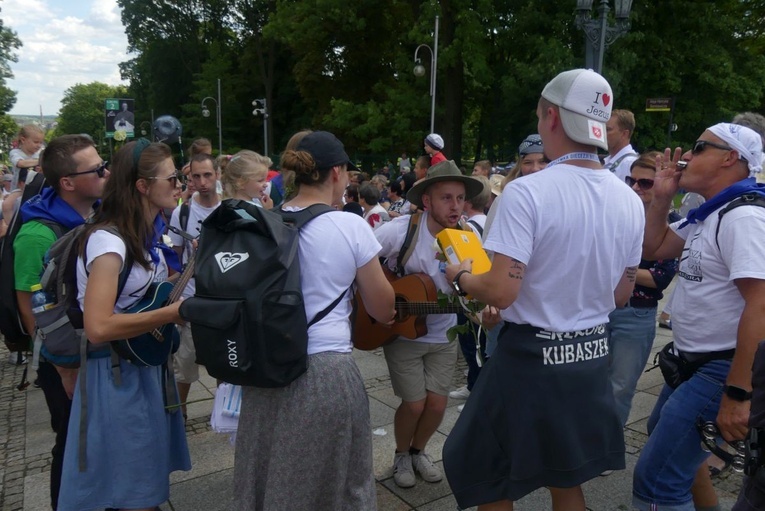 Powitanie 32. Pieszej Pielgrzymki Diecezji Bielsko-Żywieckiej na Jasnej Górze - 2023