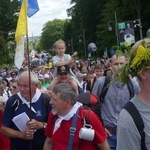 Powitanie 32. Pieszej Pielgrzymki Diecezji Bielsko-Żywieckiej na Jasnej Górze - 2023