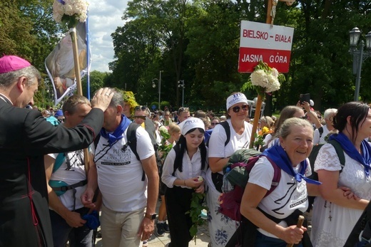 Powitanie 32. Pieszej Pielgrzymki Diecezji Bielsko-Żywieckiej na Jasnej Górze - 2023