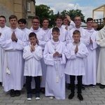 Pielgrzymi diecezji na Jasnej Górze - w oczekiwaniu na Mszę Świętą - 2023