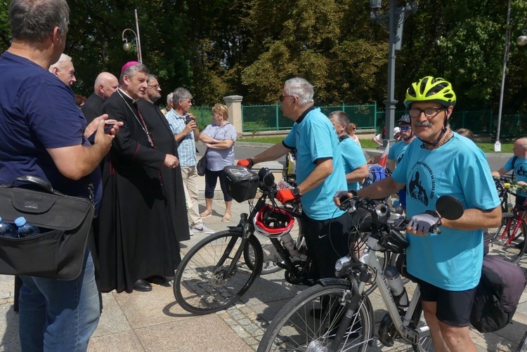 Powitanie 21. Andrychowskiej Pielgrzymki Rowerowej na Jasnej Górze - 2023