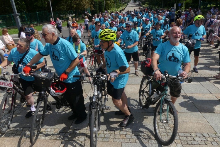 Powitanie 21. Andrychowskiej Pielgrzymki Rowerowej na Jasnej Górze - 2023