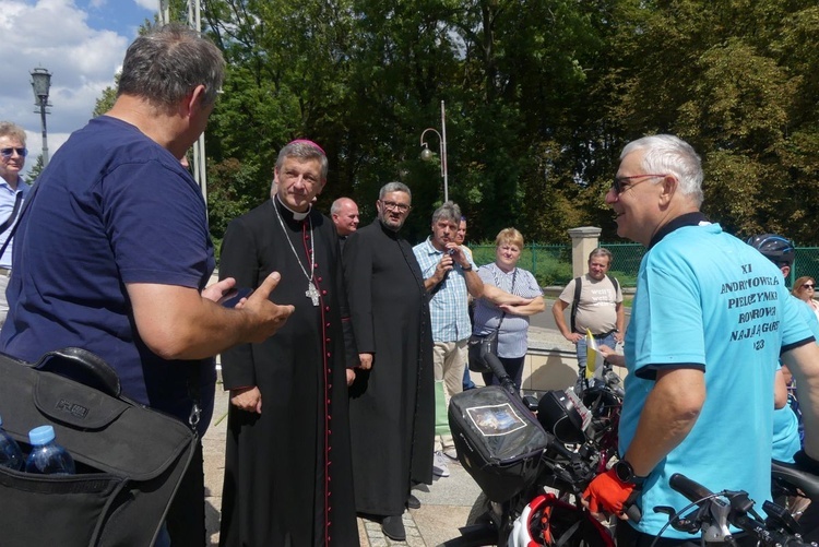 Powitanie 21. Andrychowskiej Pielgrzymki Rowerowej na Jasnej Górze - 2023