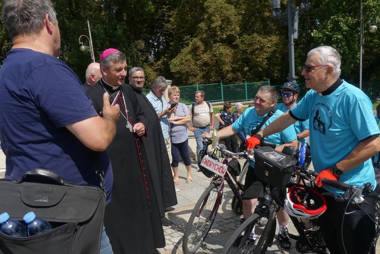 Powitanie 21. Andrychowskiej Pielgrzymki Rowerowej na Jasnej Górze - 2023