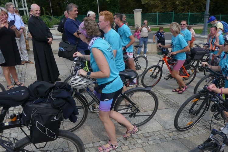 Powitanie 21. Andrychowskiej Pielgrzymki Rowerowej na Jasnej Górze - 2023