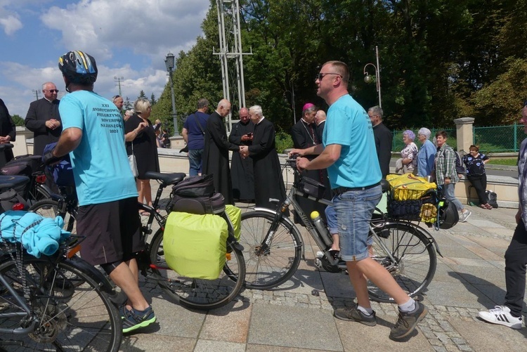 Powitanie 21. Andrychowskiej Pielgrzymki Rowerowej na Jasnej Górze - 2023