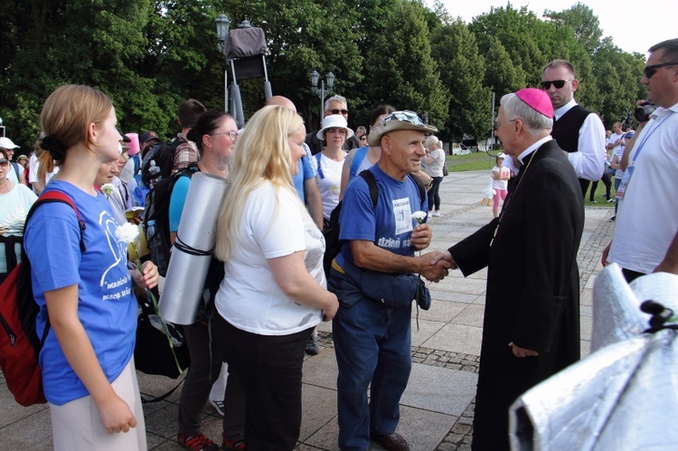 Wejście 43. Pieszej Pielgrzymki Krakowskiej na Jasną Górę