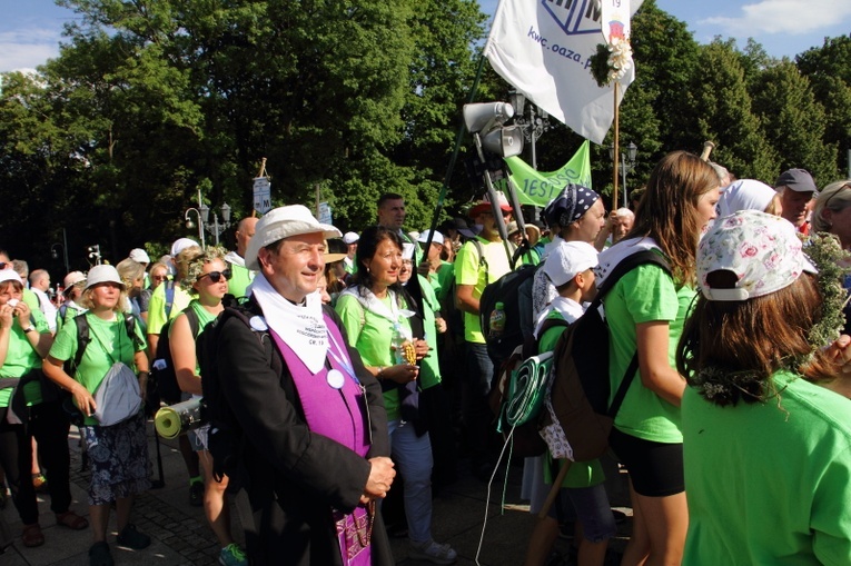 Wejście 43. Pieszej Pielgrzymki Krakowskiej na Jasną Górę