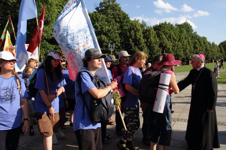 Wejście 43. Pieszej Pielgrzymki Krakowskiej na Jasną Górę