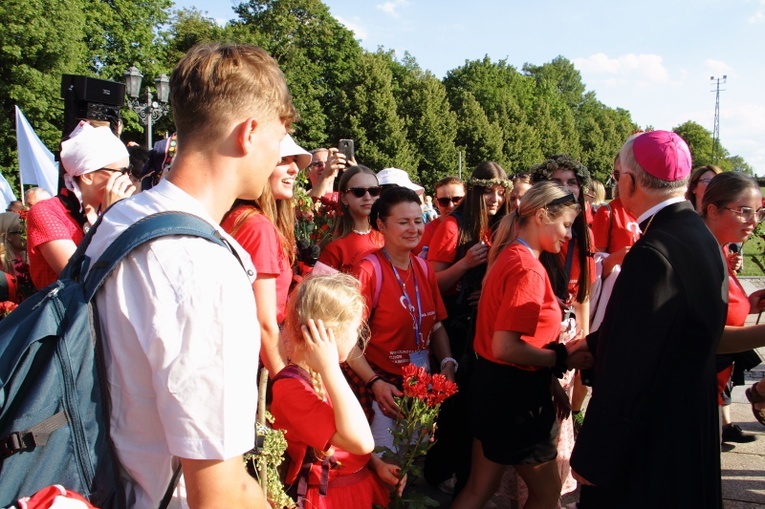 Wejście 43. Pieszej Pielgrzymki Krakowskiej na Jasną Górę