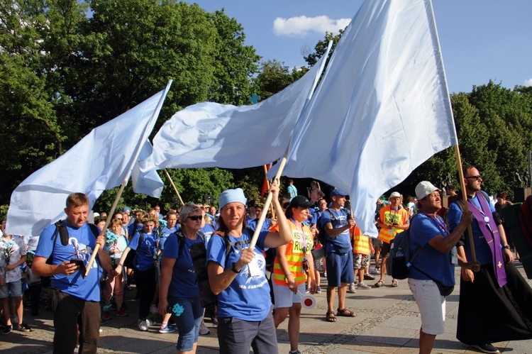 Wejście 43. Pieszej Pielgrzymki Krakowskiej na Jasną Górę