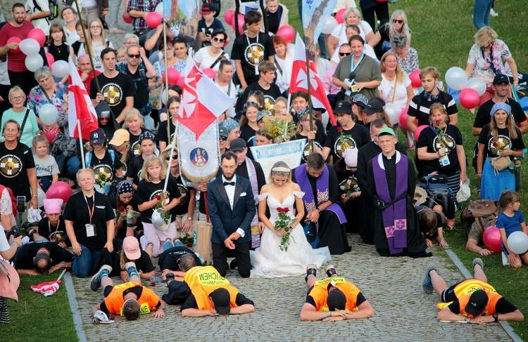 Pielgrzymi na Jasnej Górze
