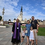 Wejście pieszej pielgrzymki na Jasną Górę