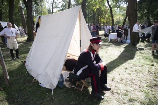 Rekonstruktorzy na otwarciu Muzeum Wojska Polskiego