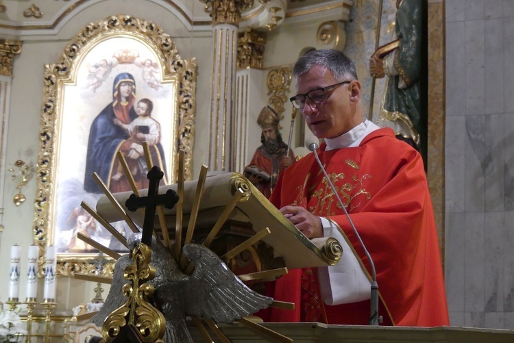 Ks. Kazimierz Walusiak po raz kolejny poprowadził rowerowych pielgrzymów na Jasną Górę.