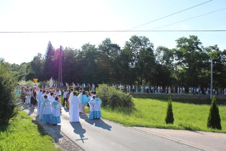 Procesja fatimska w Łąkcie