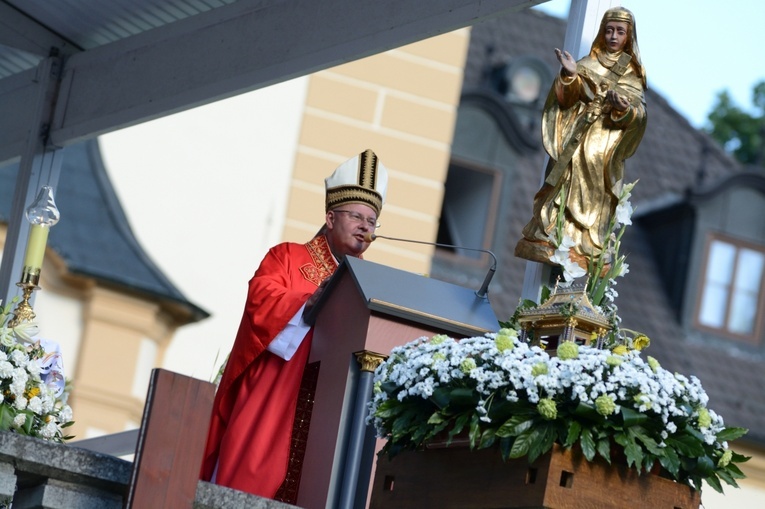 Pielgrzymkowa Eucharystia w Kamieniu Śląskim