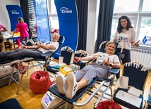 Akcję krwiodawstwa przeprowadzono we współpracy z Regionalnym Centrum Krwiodawstwa i Krwiolecznictwa w Kielcach.