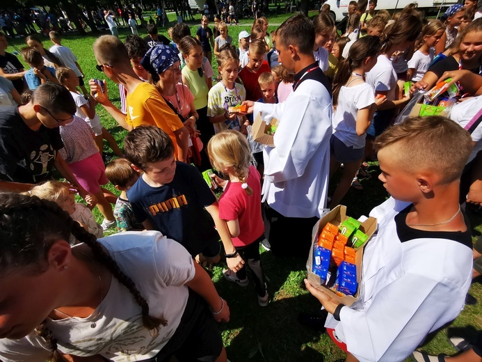 Msza św. w Proszowicach