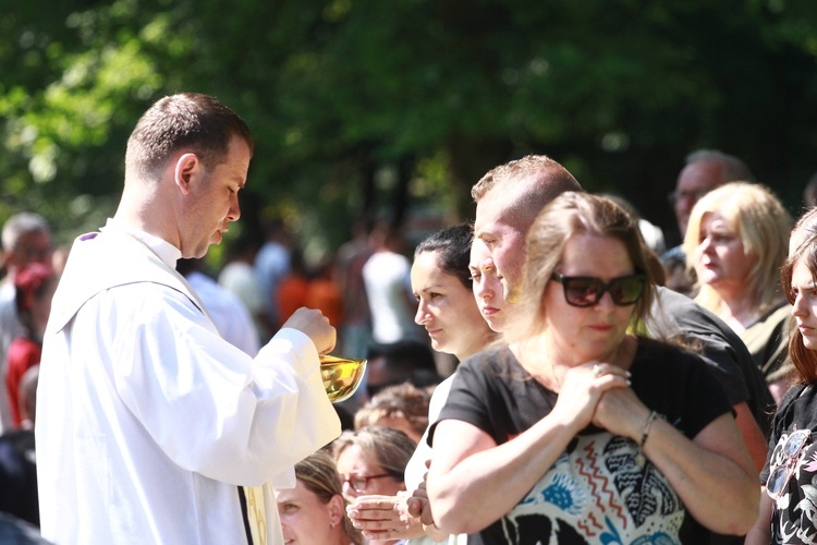 Msza św. w Proszowicach