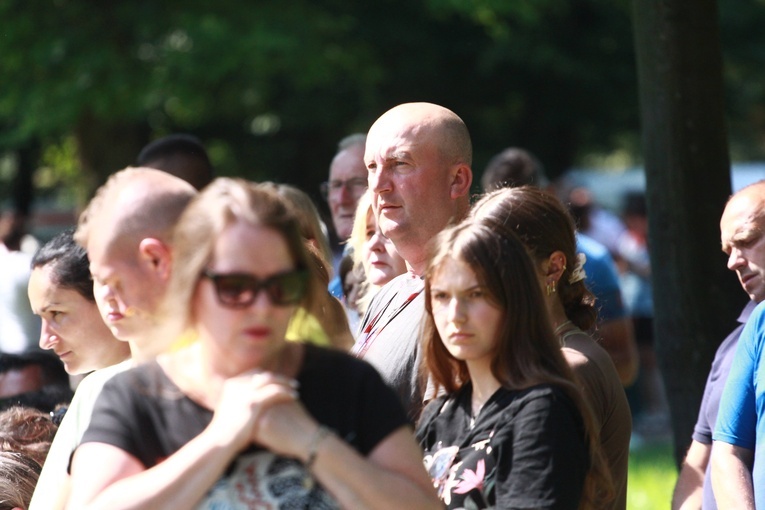 Msza św. w Proszowicach
