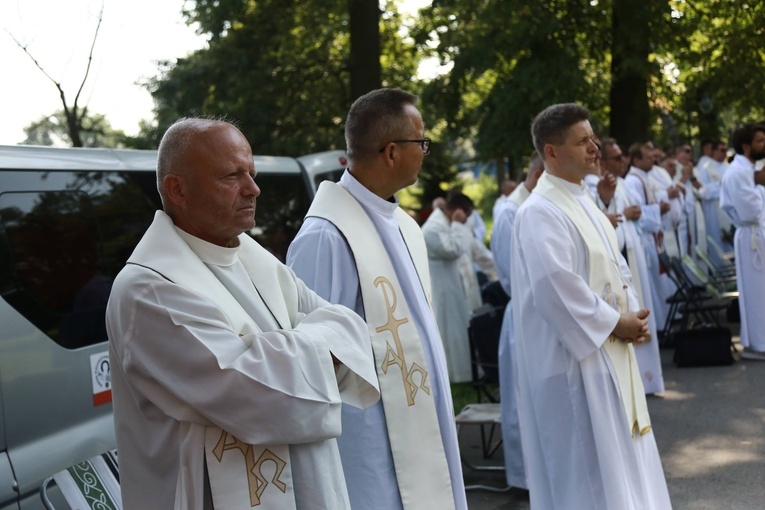 Msza św. w Proszowicach