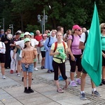 Wejście pielgrzymki gliwickiej na Jasną Górę