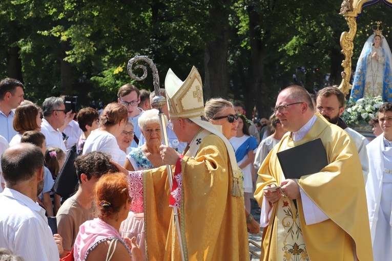 Zakończenie uroczystości ku czci Wniebowzięcia NMP w Kalwarii Zebrzydowskiej