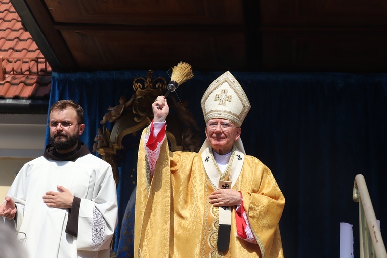 Zakończenie uroczystości ku czci Wniebowzięcia NMP w Kalwarii Zebrzydowskiej