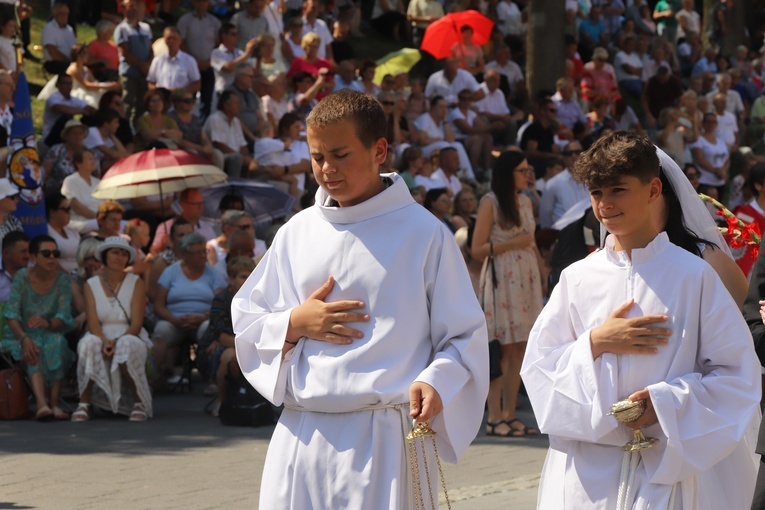 Zakończenie uroczystości ku czci Wniebowzięcia NMP w Kalwarii Zebrzydowskiej
