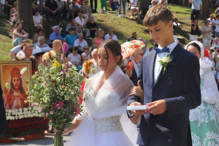 Zakończenie uroczystości ku czci Wniebowzięcia NMP w Kalwarii Zebrzydowskiej