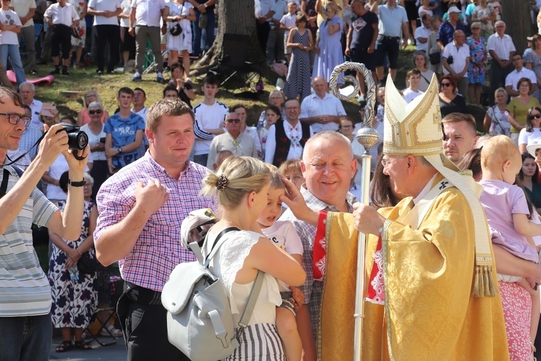 Zakończenie uroczystości ku czci Wniebowzięcia NMP w Kalwarii Zebrzydowskiej