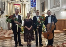 Od lewej: Oleh Kleizun, Anna Seniuk, Robert Grudzień i Mirosław Kozuba.
