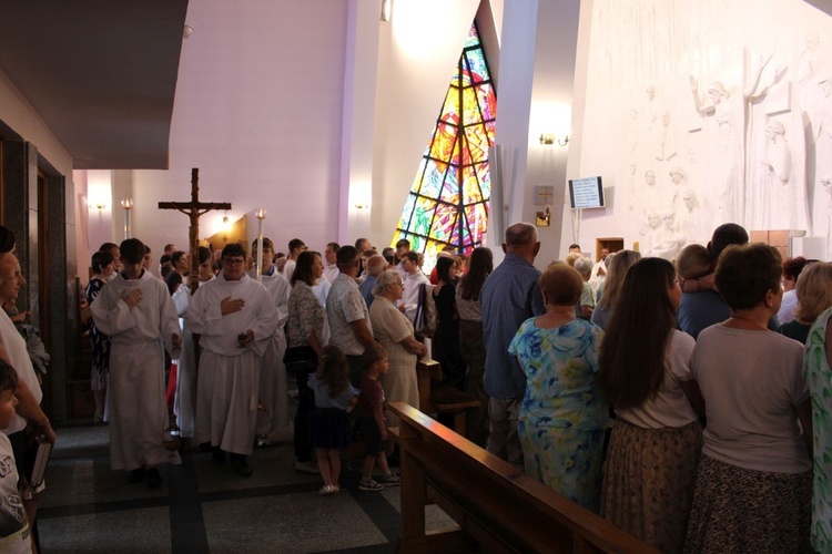 Pielgrzymka z Łąkty do Pasierbca