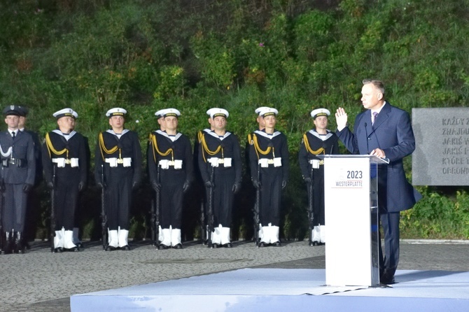 Obchody rocznicowe na gdańskim Westerplatte