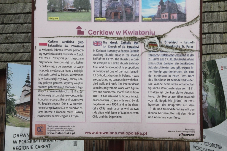 Kwiatoń. Cerkiew z listy UNESCO