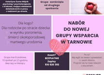 Rusza nabór do grupy wsparcia dla rodziców po stracie