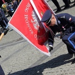 Błogosławieństwo sztandaru policji w Świdwinie