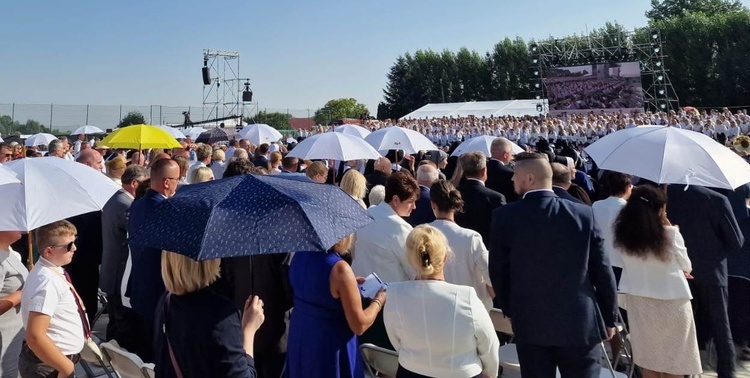 Pielgrzymi z diecezji tarnowskiej w Markowej