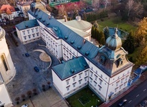 Główne instytucje archidiecezji katowickiej z lotu ptaka.