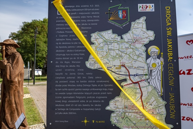Nowy odcinek Drogi Jakubowej na Mazowszu
