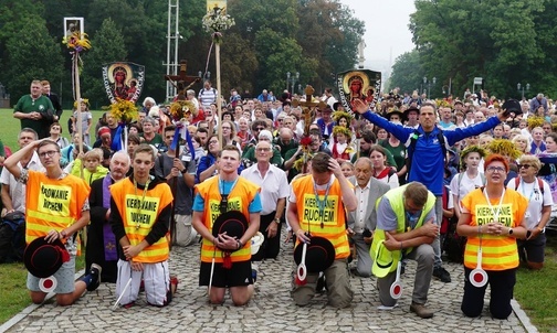 Pielgrzymi żywieccy na Jasnej Górze.