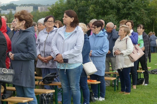 Msza św. za Bielsko-Białą pod Krzyżem na Trzech Lipkach - 2023