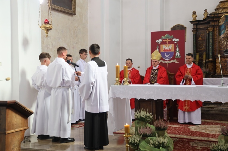 Błogosławieństwo ceremoniarzy i animatorów