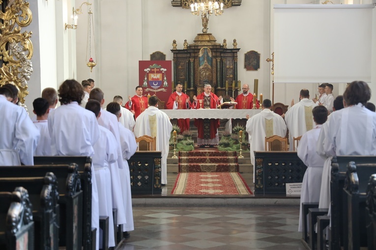 Błogosławieństwo ceremoniarzy i animatorów