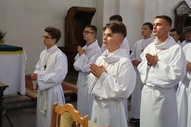 Błogosławieństwo ceremoniarzy i animatorów