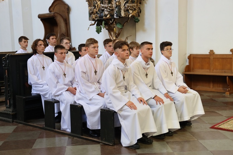 Błogosławieństwo ceremoniarzy i animatorów