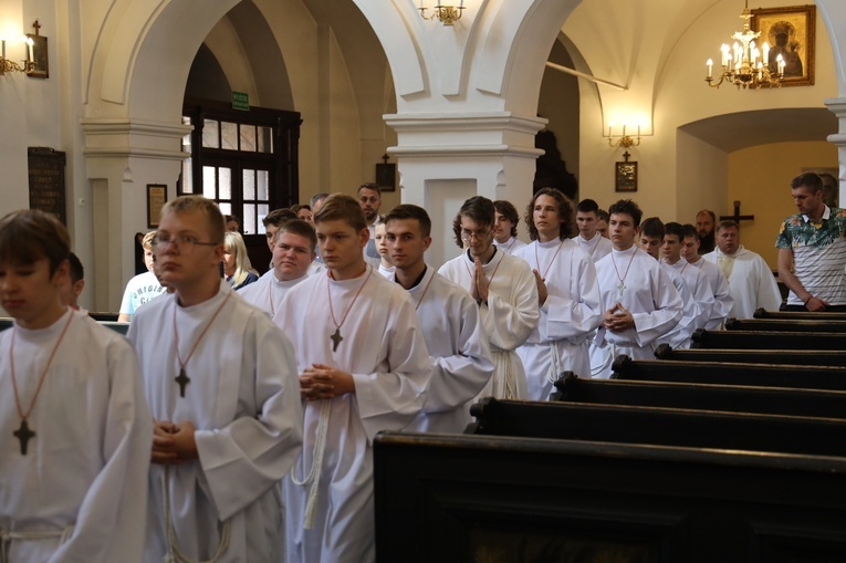 Błogosławieństwo ceremoniarzy i animatorów